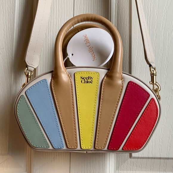 Authentic SEE BY CHLOÉ Shell-Shape Bag - Picture 1 of 16